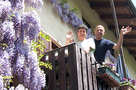 Inge Lanznaster e Sergio Donazzolo ti salutano